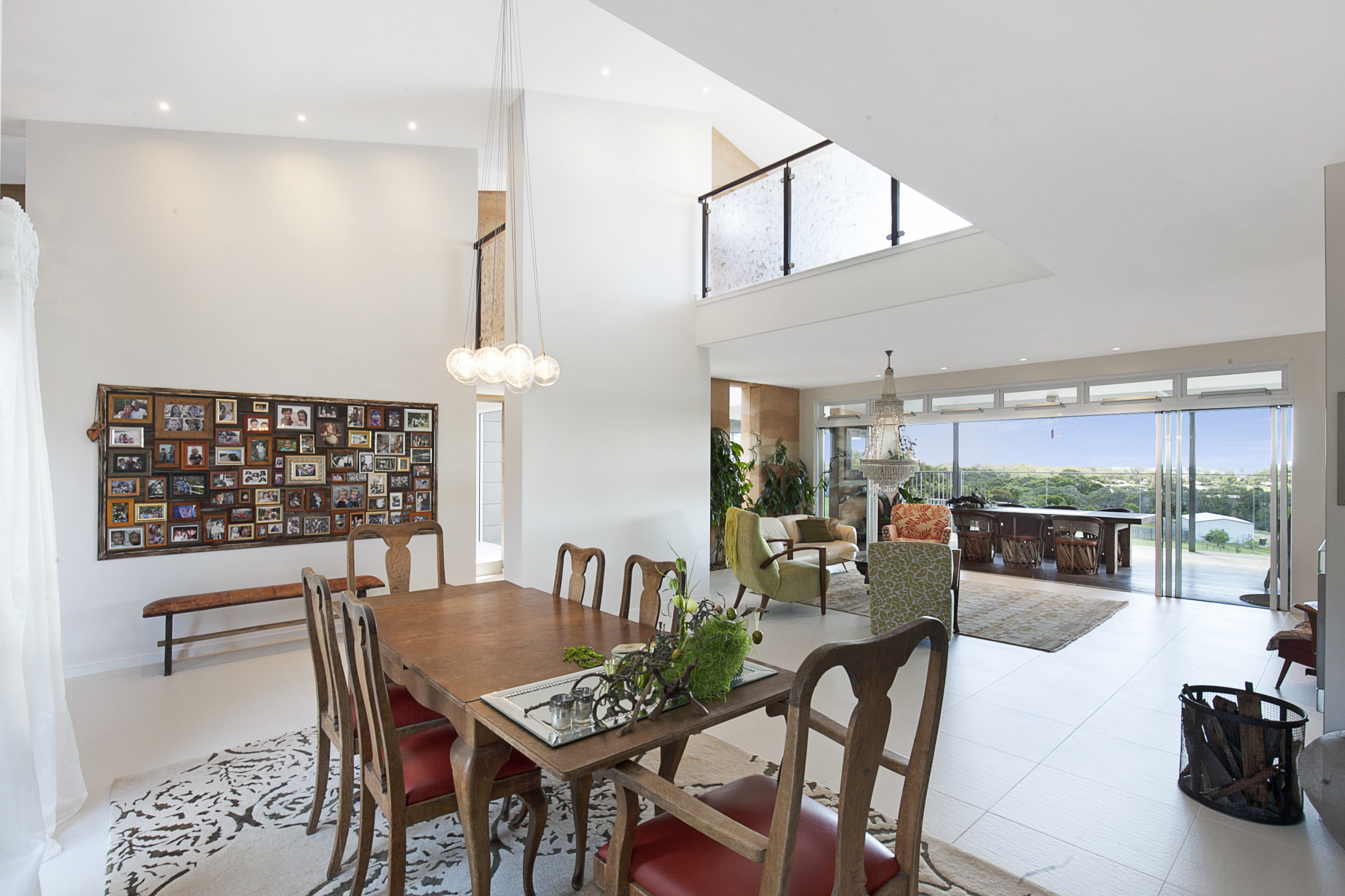 Open plan living area