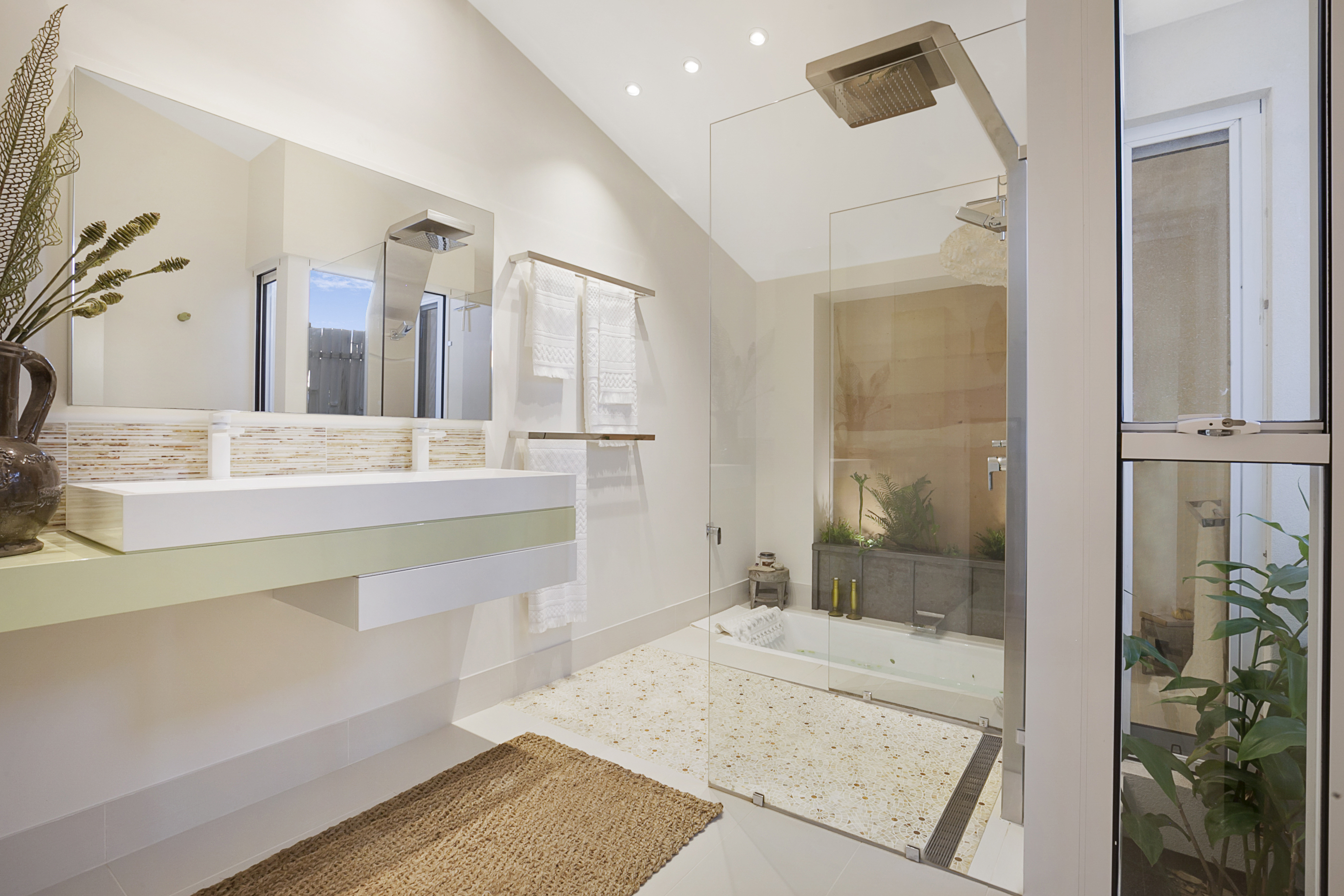 Master suite with harbor views