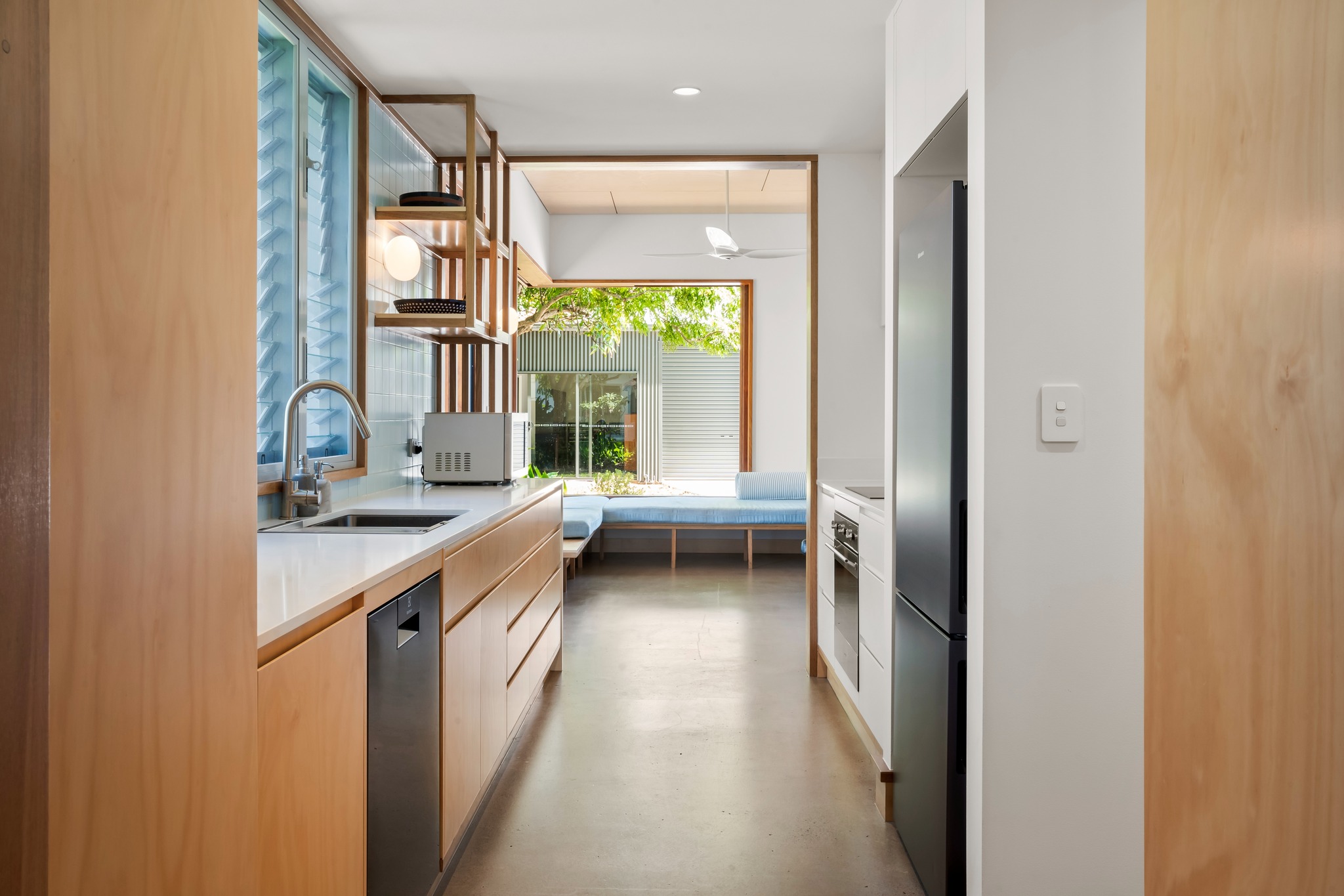Open plan living area