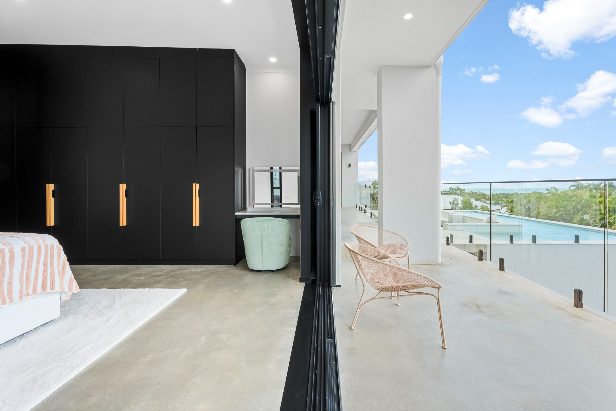 Open plan living area