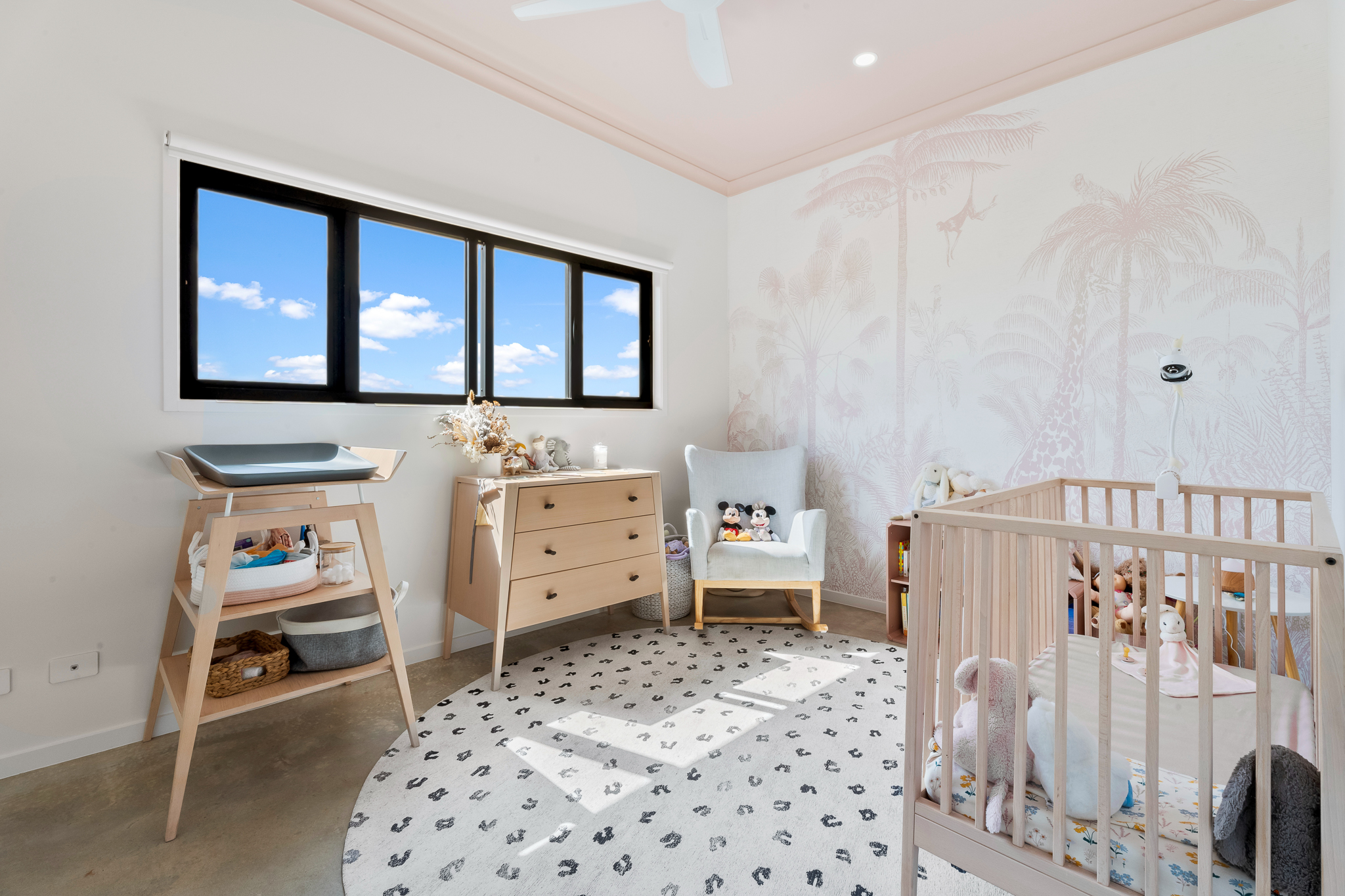 Master suite with harbor views
