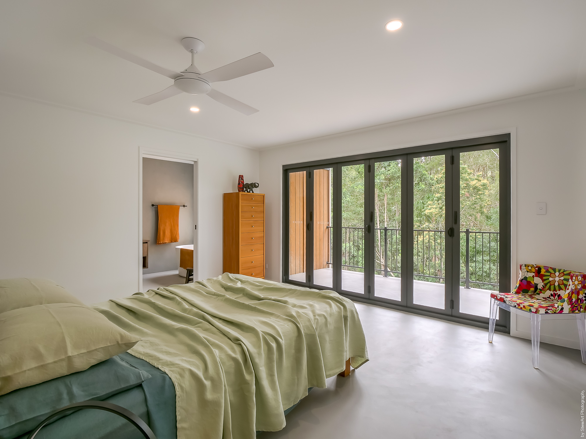 Open plan living area